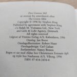 Copyright side i bogen Den Grønne Mil 3: Coffeys hænder med forfatter, forlag og ISBN nummer.
