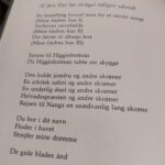 Den første side af bogen 'Frøken Biancas dybe fald' af Jørn Riel, med forfatterens navn, titel og illustrator Eiler Krag.