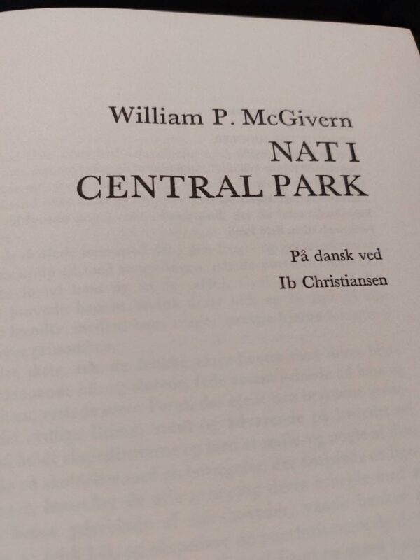 Titelside af Nat i Central Park
