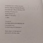 Inderside med udgivelsesinformation fra 1955