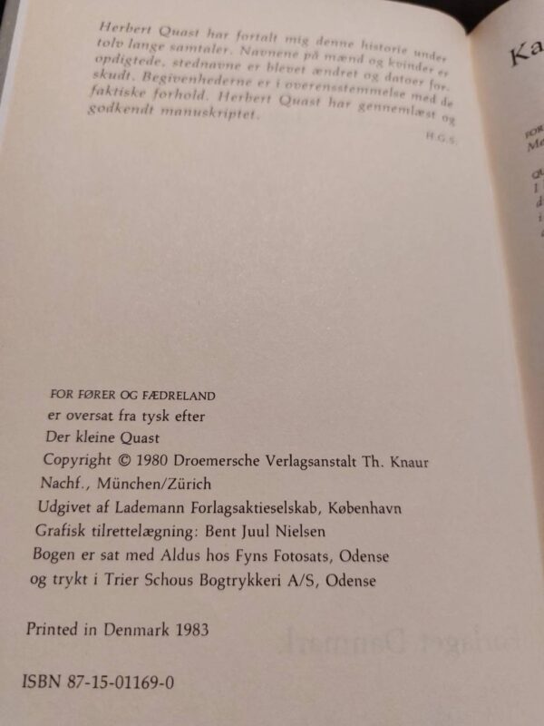 Copyright-side med udgivelsesdetaljer