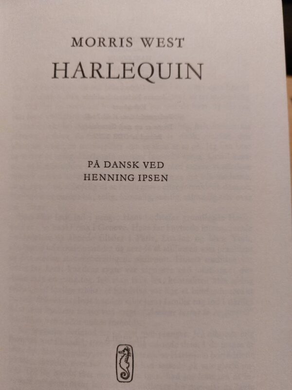 Titelblad af Morris West Harlequin