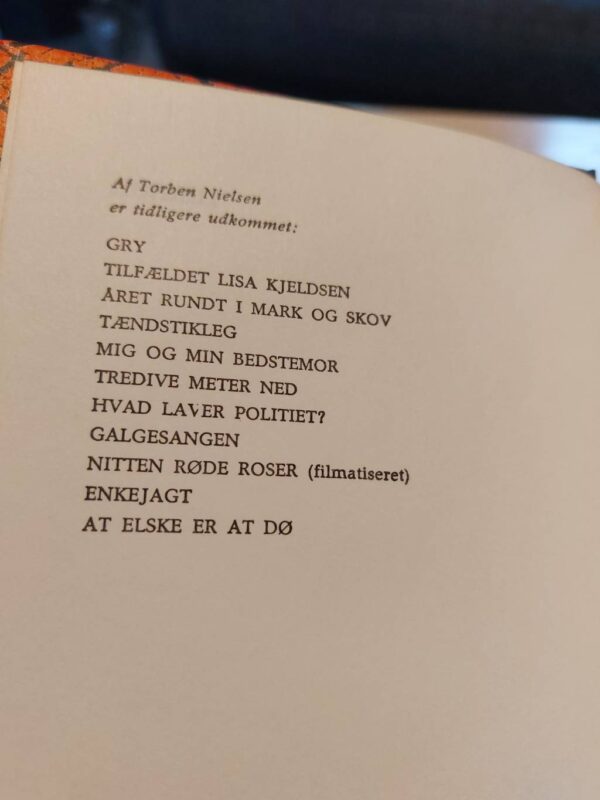 Liste over Torben Nielsens tidligere udgivelser
