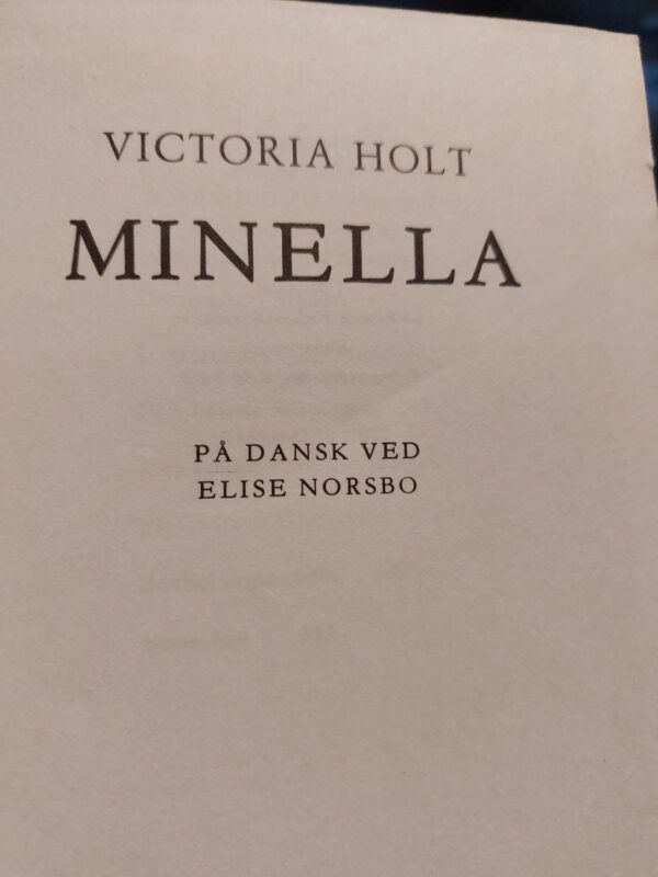 Titelblad af 'Minella' oversat af Elise Norsbo
