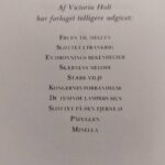 Liste over tidligere udgivelser af Victoria Holt