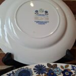 Porcelænstallerken bagside med 'Hawaii' stempel
