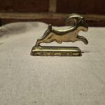 Messingfigur af stenbuk, dec 22 - jan 19