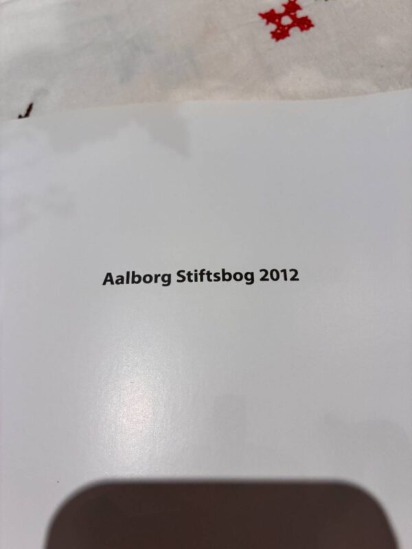 Aalborg Stiftsbog 2012 titel på inderside