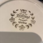 Rörstrand stempel på bagsiden af Ulrika dyb tallerken