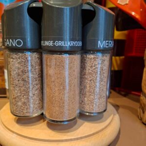 Emsa krydderikarrusel med tre krydderiglas