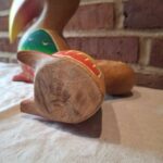 Synlige årer og detaljer på bund af træfugl