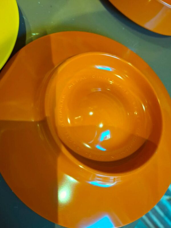 Orange Erik Kol Mepal skål med indgraveret tekst