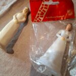 Figur af pige og dens emballage