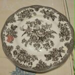 vintage flad tallerken