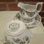 engelsk porcelæn blomstermønster