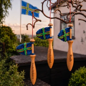 Lille Vendelbrog flag med personlig gravering