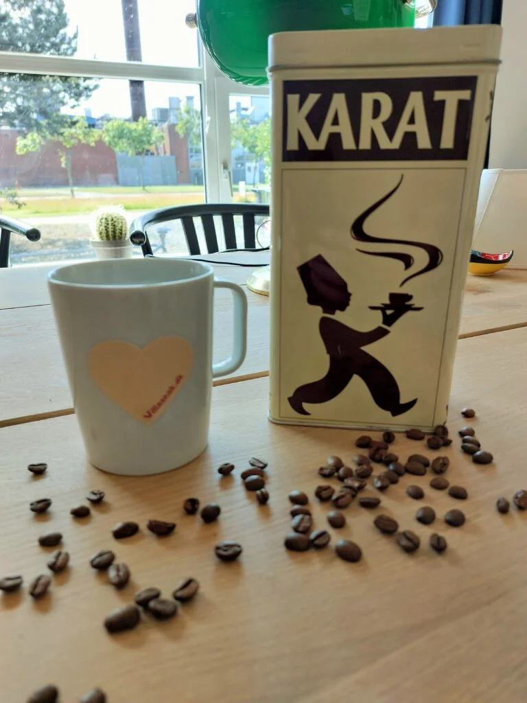Vintage Karat-kaffedåse “Morgenro”