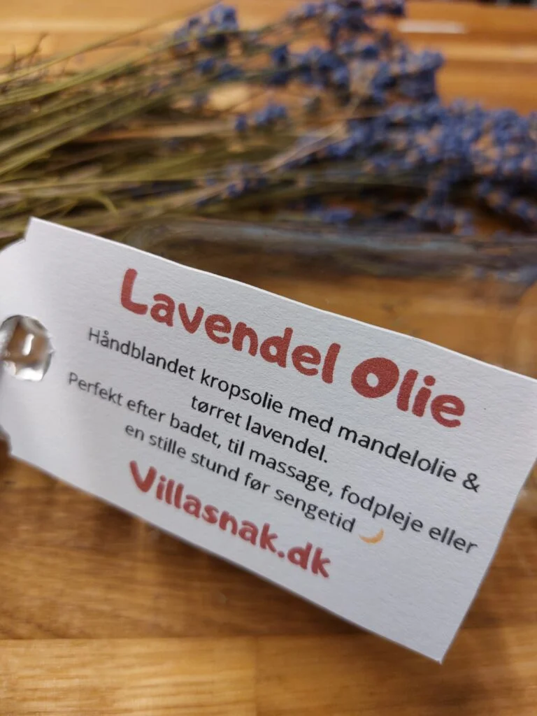 Håndblandet Lavendel Olie – ro til hud og sind 🌿
