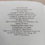 Copyright side i bogen Den Grønne Mil 3: Coffeys hænder med forfatter, forlag og ISBN nummer.