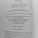 Copyright side i bogen Havets Katedral med udgivelsesinformationer, forlag og ISBN nummer.