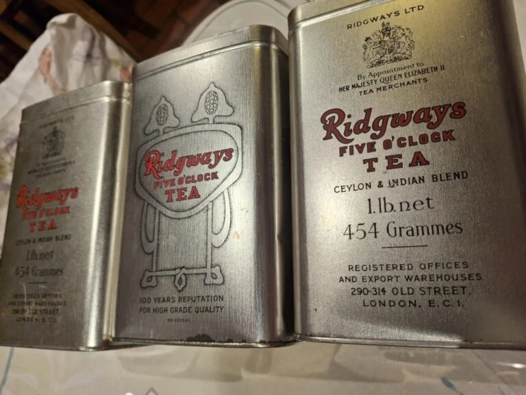 ☕ Ridgways Five O’Clock Tea – Vintage dåse