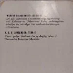 Bagside af Sesam nr. 9 med forfatterinfo