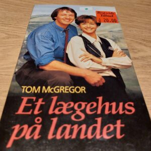Bog "Et Lægehus på Landet" af Tom McGregor med billeder af skuespillerne på forsiden