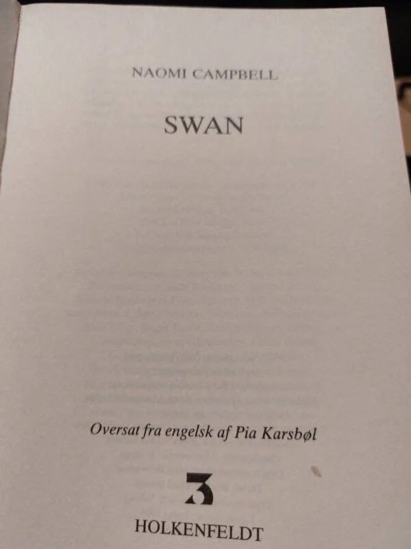 Titelside af Swan af Naomi Campbell