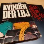 Bogforside med farverig illustration og slid