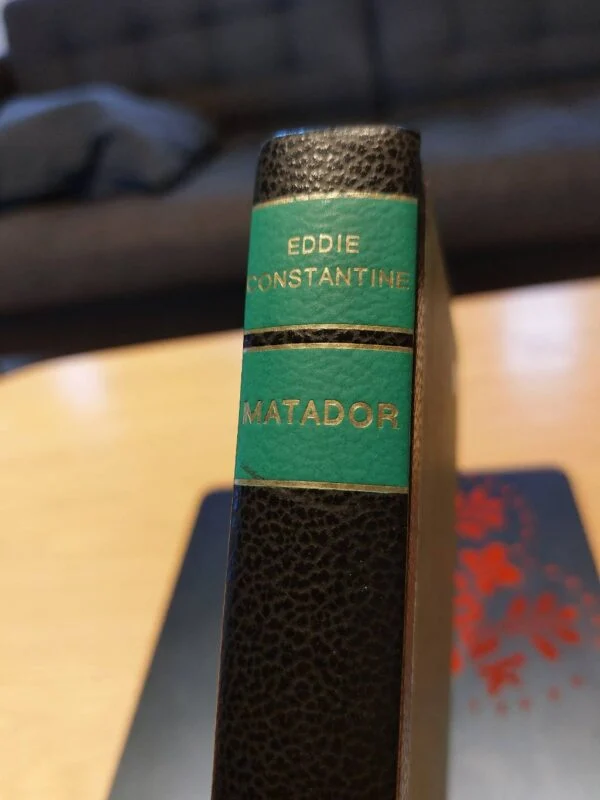 Bogryg af 'Matador' med sort læder og grøn label