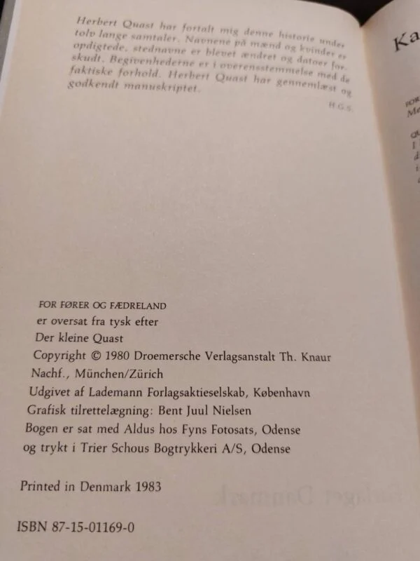 Copyright-side med udgivelsesdetaljer
