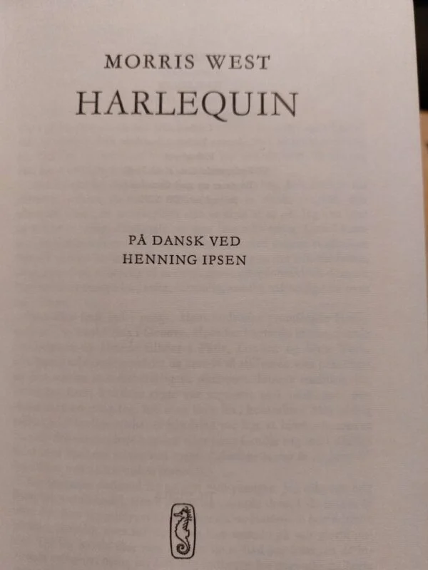Titelblad af Morris West Harlequin