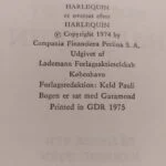 Udgivelsesdetaljer for Harlequin 1975