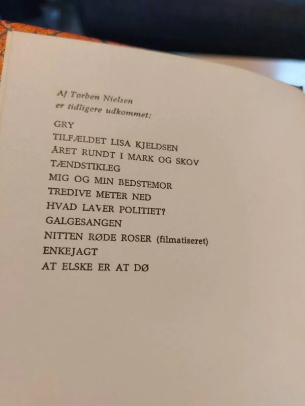 Liste over Torben Nielsens tidligere udgivelser