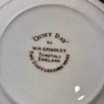 Porcelænsskål med W.H. Grindley stempel