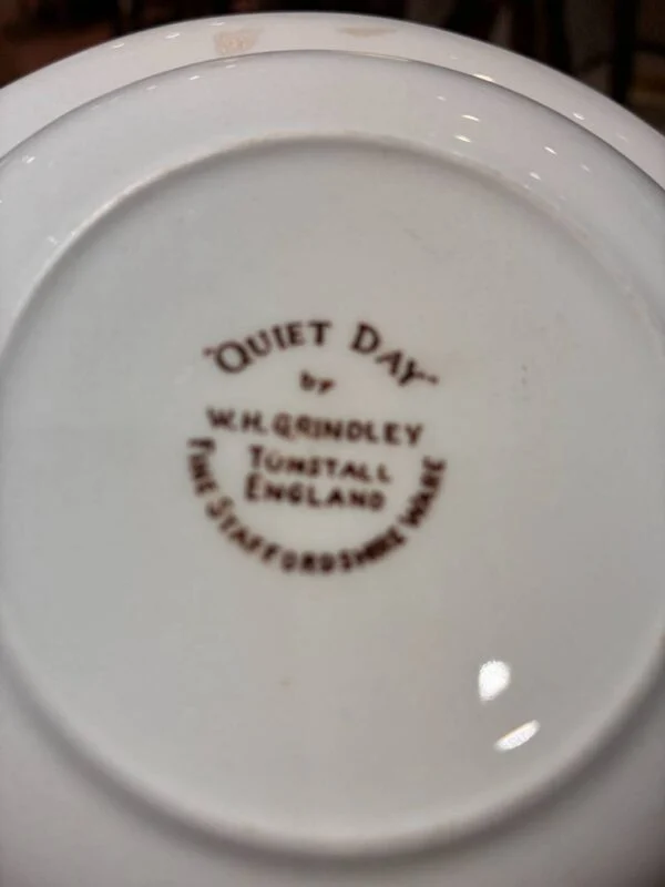 Porcelænsskål med W.H. Grindley stempel
