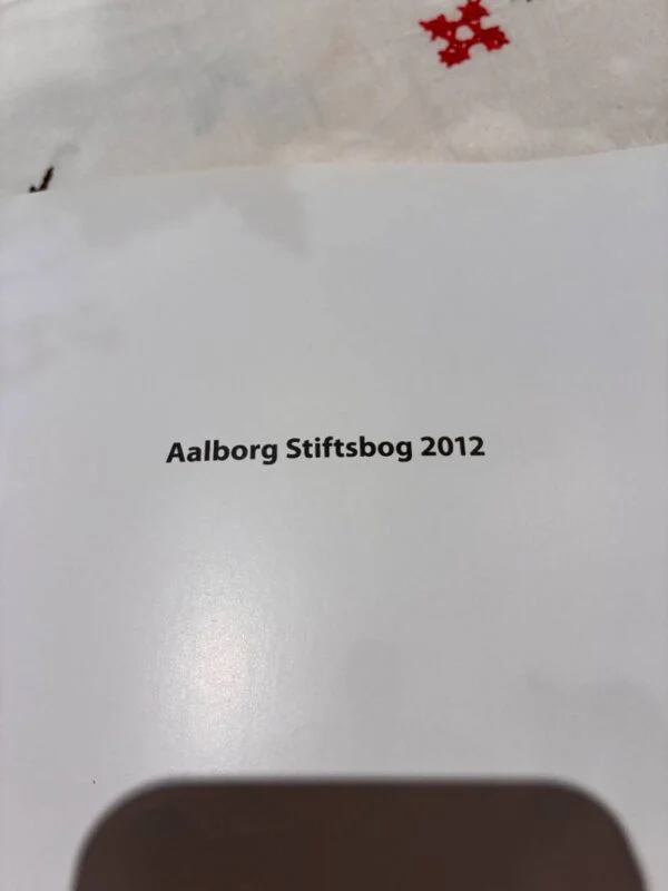 Aalborg Stiftsbog 2012 titel på inderside