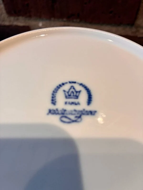 Kahla porcelænstallerken med Jubiläumsware stempel