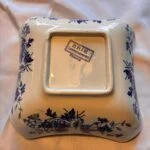 Erik Sarreguemines stempel på skålen