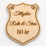 Æresport skilt / våbenskjold i 6 mm krydsfiner