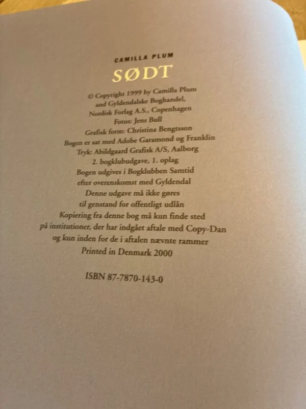 Camilla Plum - Sødt