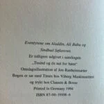 Eventyrene om Aladdin, Ali Baba og Sindbad Søfareren - Vintage Bog