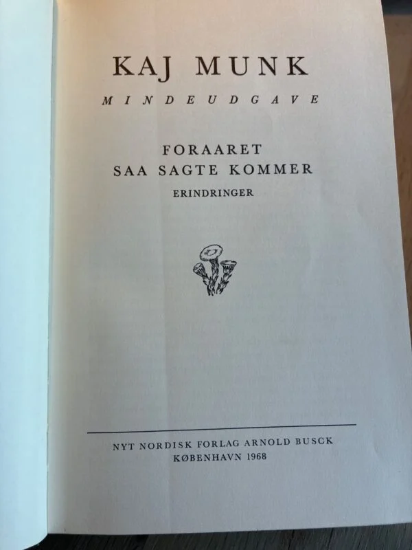 Foråret saa sagte kommer