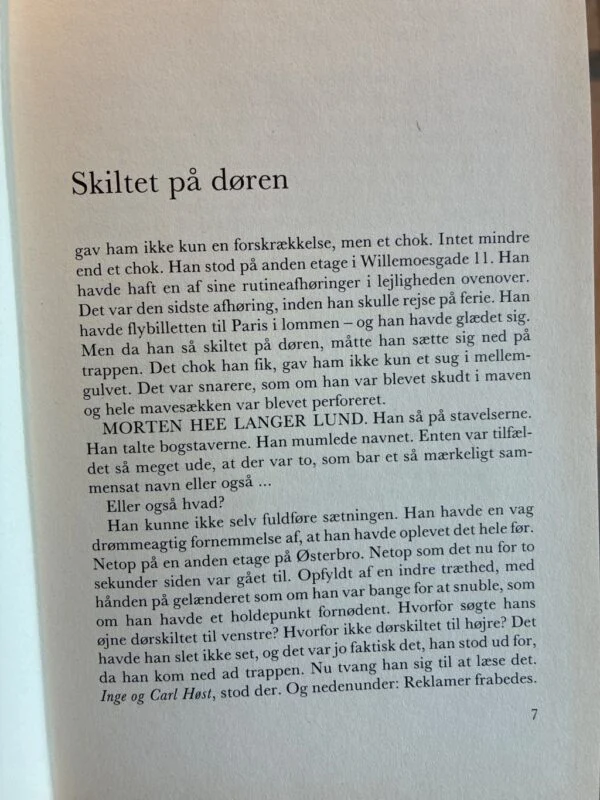Holger Danskes Vej 60 – den kugle som bar Mortens navn