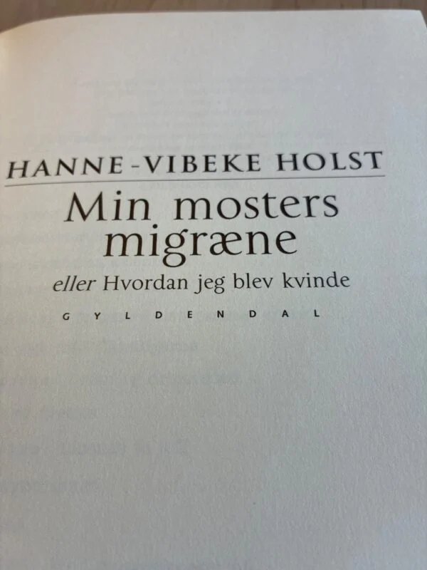 Hanne-Vibeke Holst bog