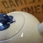 Royal Copenhagen Porcelænskande med Blå Blomst