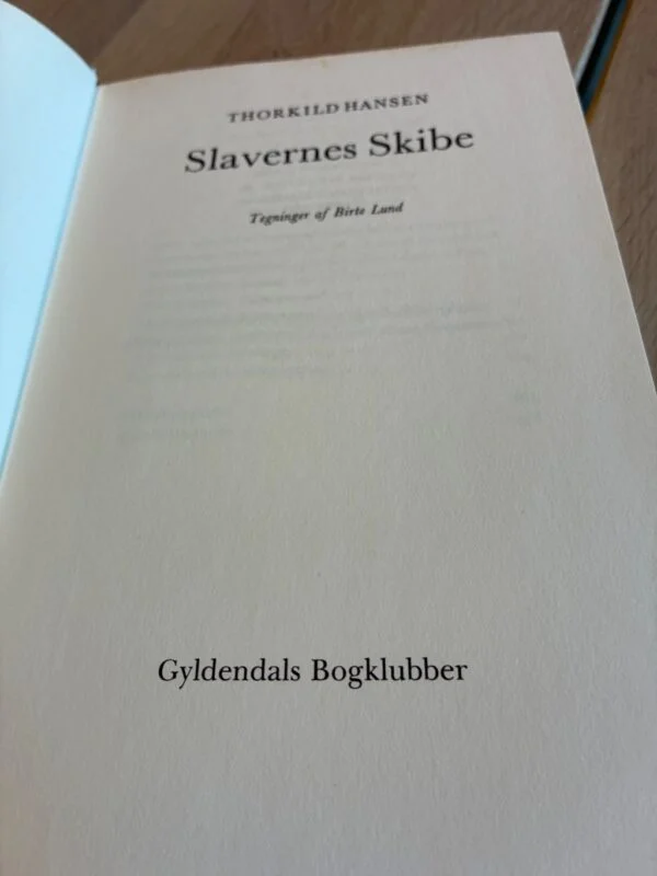 Thorkild Hansen bog
