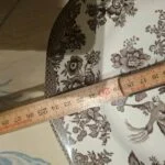 Vintage Asiatic Pheasants Fad med Skår