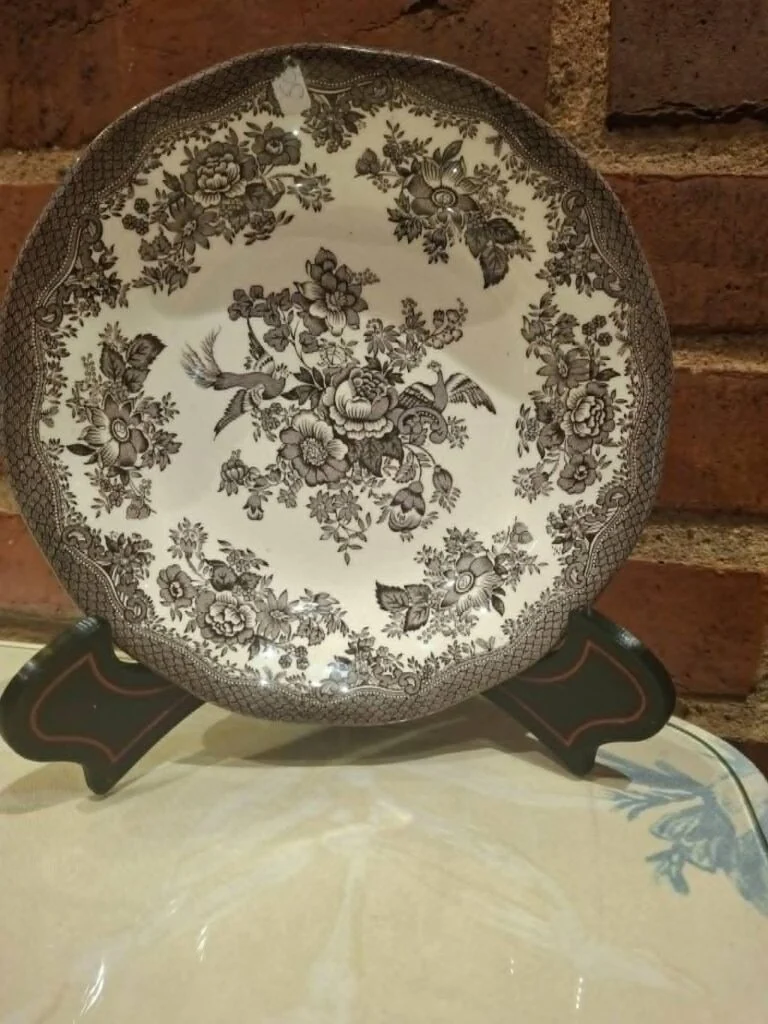 Vintage Asiatic Pheasants skål fra Enoch Wedgwood