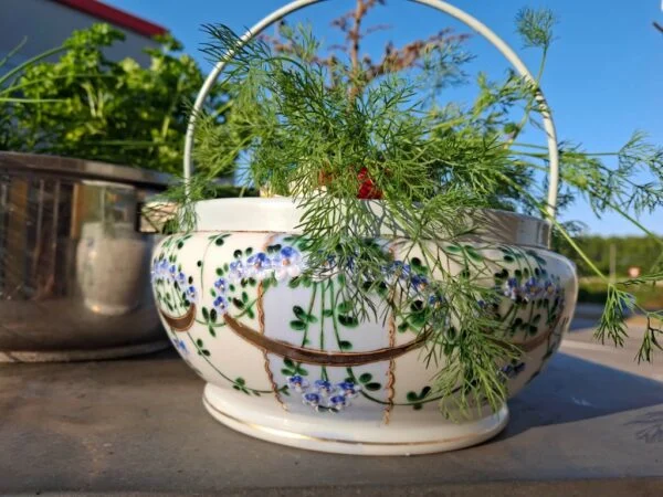Vintage Hængeskål til Blomster